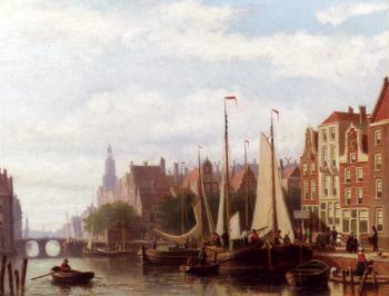 亞伯拉罕 衚尅 二世 Frederik A Busy Day On The Canal 亞伯拉罕 衚尅 二世 Frederik A Busy Day On The Canal